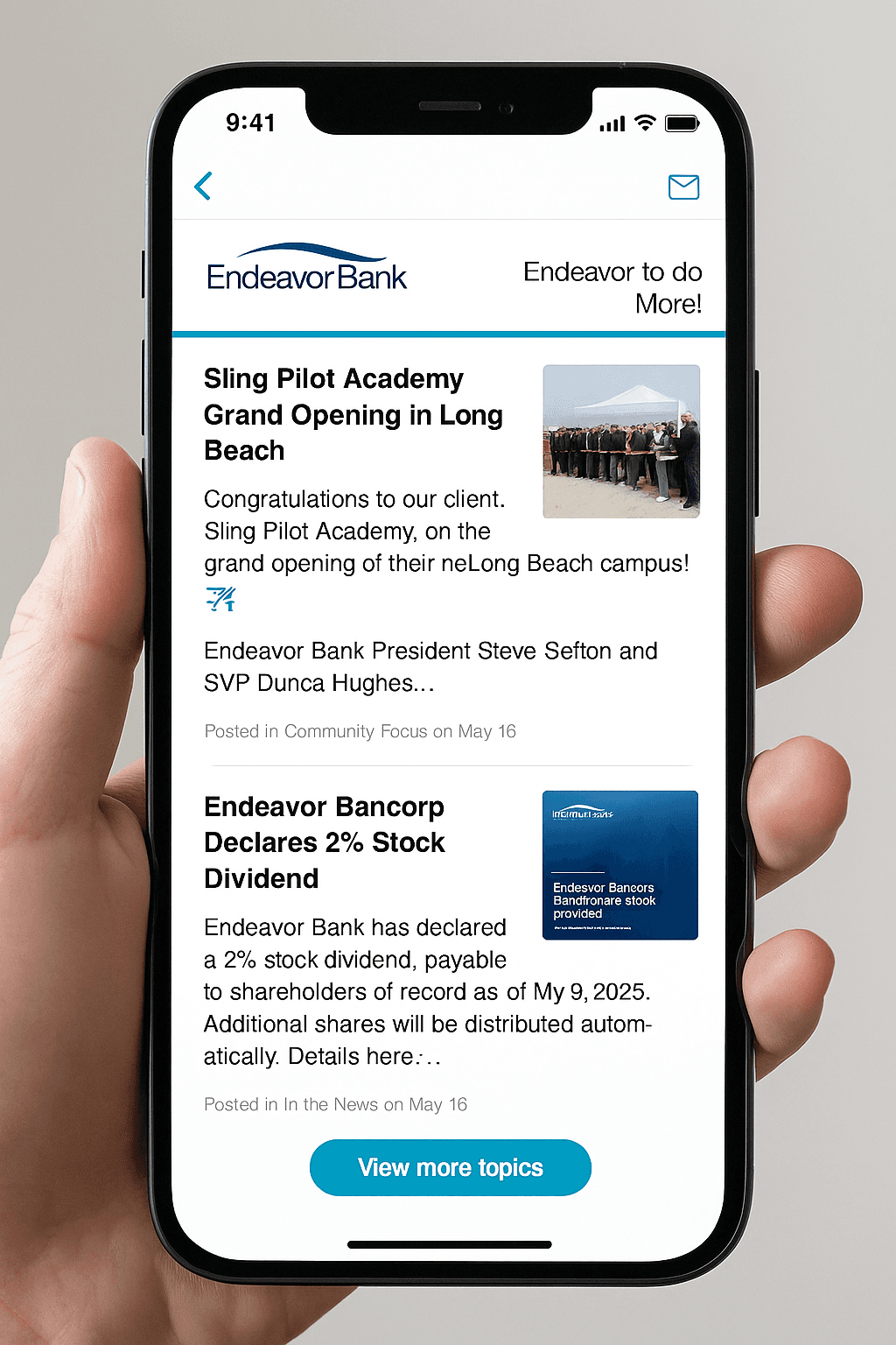 Mobile Digest Updates